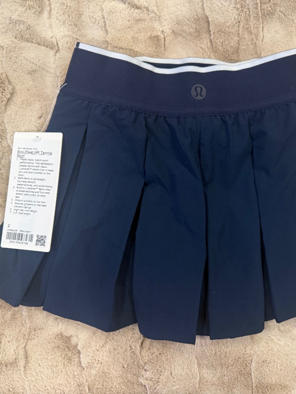LULULEMON Box Pleat HR Tennis Skirt